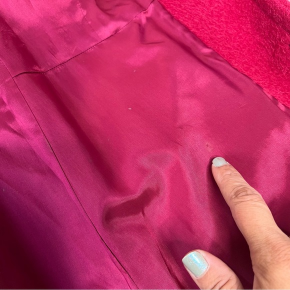 Etcetera Raspberry fuchsia Wool/Alpaca/Mohair coat 6 - Picture 5 of 7